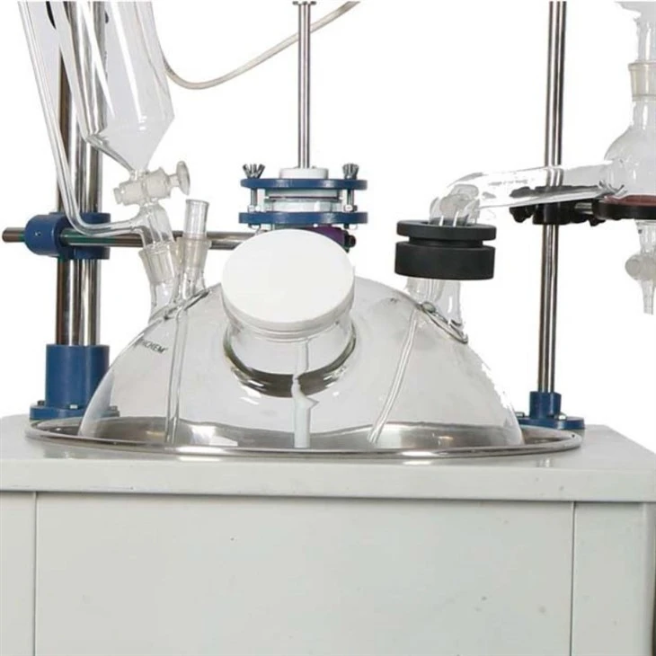 Double Jacketed Glass Reactor