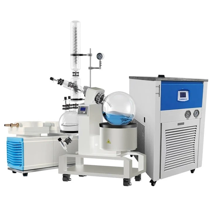 Rotary Evaporator With Vacuum Pump And Chiller